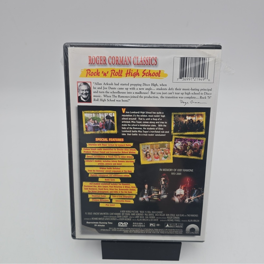 Rock 'N' Roll High School - Special Edition (DVD, 2001)- 1979 Film - The Ramones - Picture 2 of 3